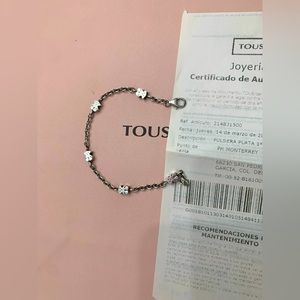 Authentic Tous $150 Sterling Silver Sweet Dolls Bracelet with Bear motifs
